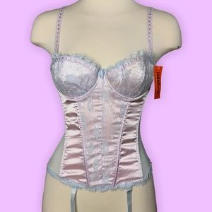 NWT Vintage Y2K Mesh Lace Corset